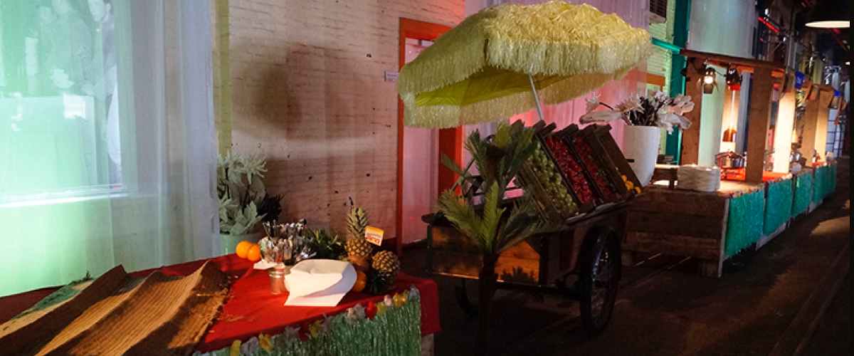 Limbo tropical dansgroep